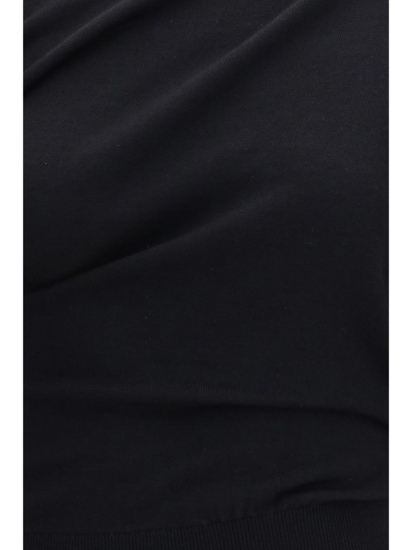 Black One Shoulder Sweater 3
