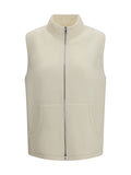 Off White Mock Collar Jacket 1