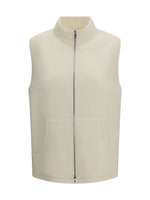 Off White Mock Collar Jacket 1