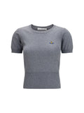 Grey Logo Crew Neck Top 1