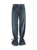 Grey Straight High Rise Jeans 1