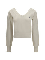 Off White Logo V Neck Sweater 1