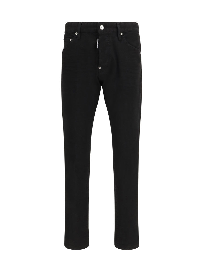 Black Mid Rise Jeans 1