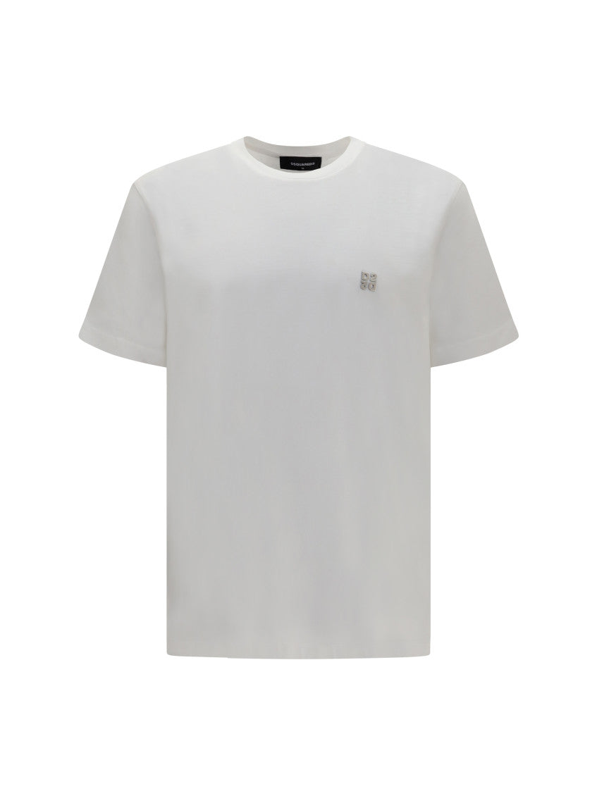 White Crew Neck T-Shirt 1