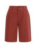 Red Solid Shorts 1