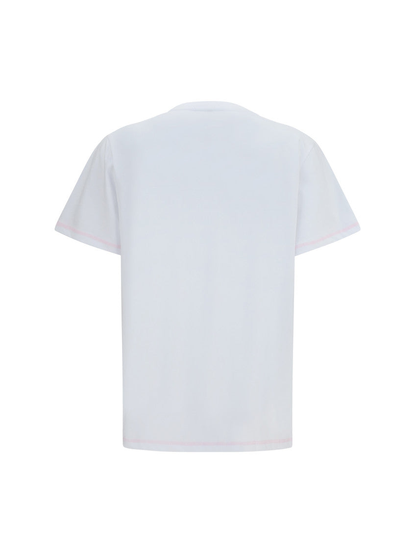 White Graphic Crew Neck T-Shirt 2