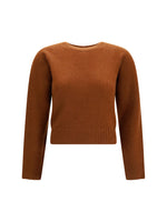Brown Crew Neck Sweater 1