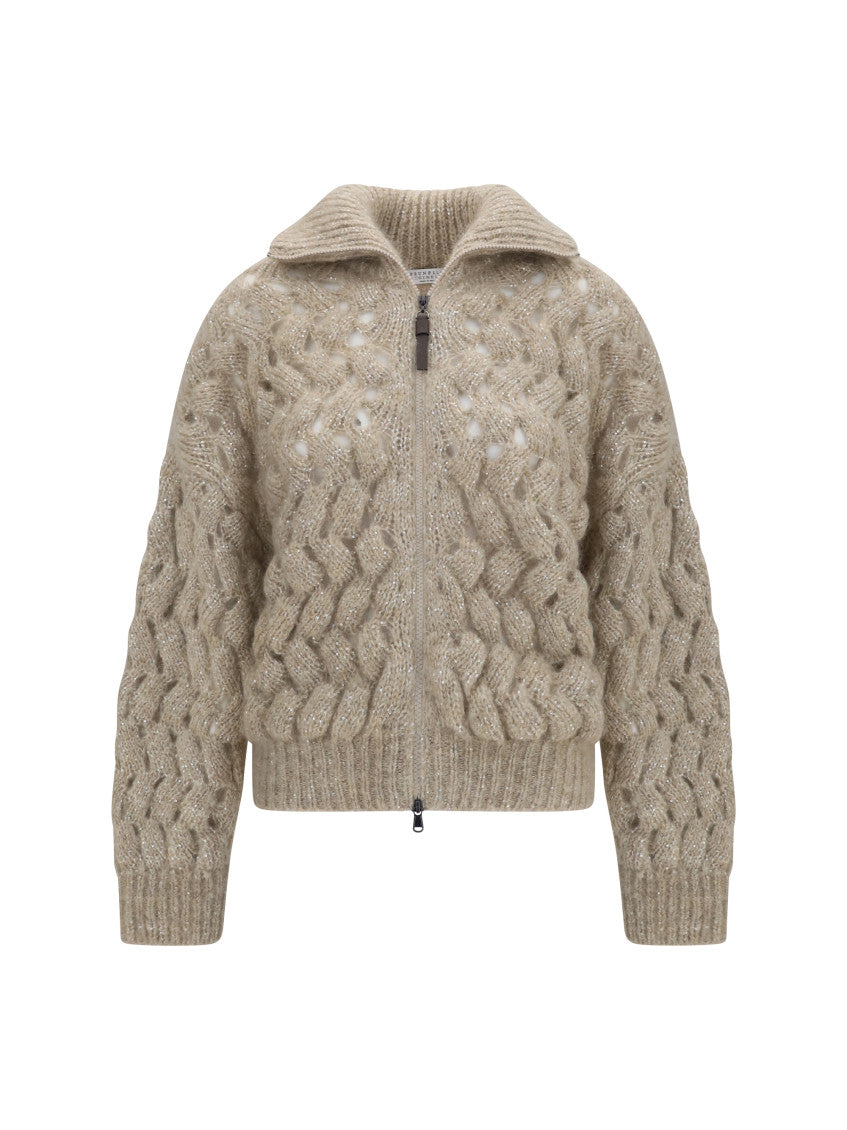 Beige Knitted Sweater 1
