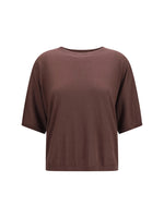 Brown Solid Round Neck Sweater 1