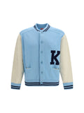 Light Blue Varsity Cardigan 1