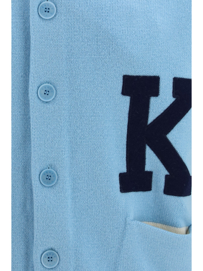 Light Blue Varsity Cardigan 3
