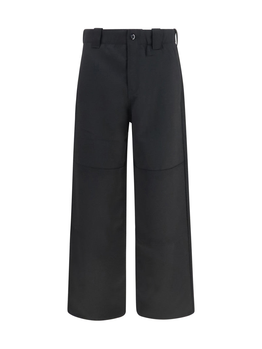 Black Straight Chino Pants 1