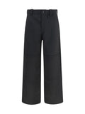 Black Straight Chino Pants 1