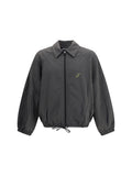 Dark Grey Embroidered Jacket 1