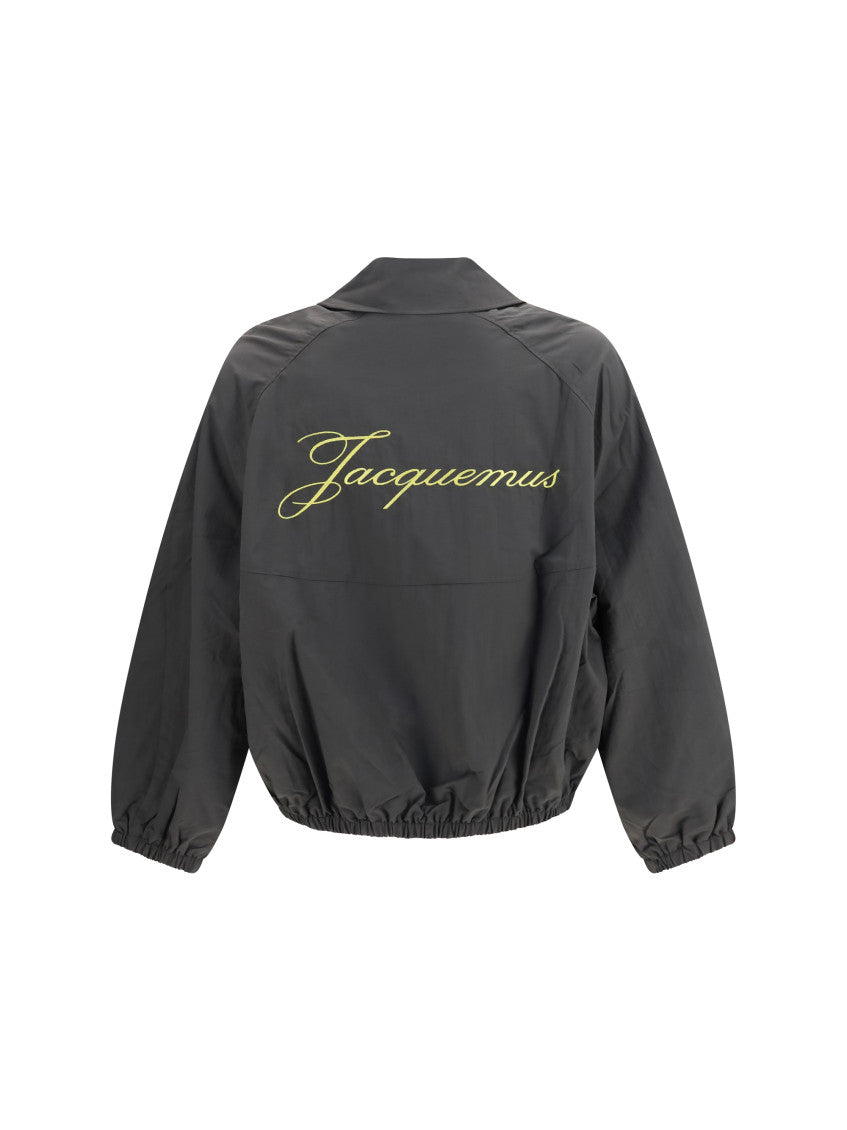 Dark Grey Embroidered Jacket 2