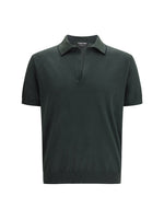 Dark Green Solid Polo 1