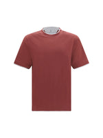 Maroon Solid Crew Neck T-Shirt 1