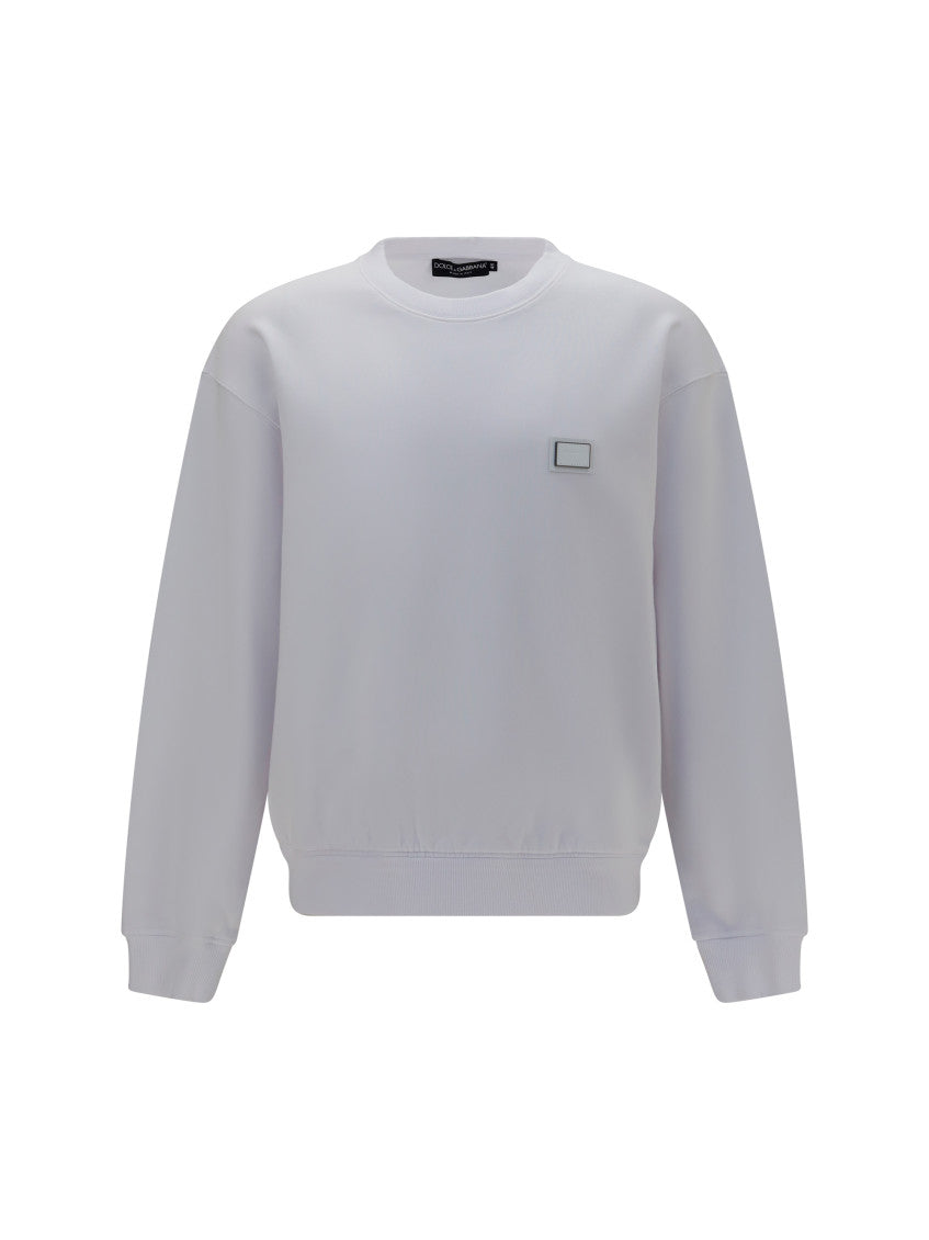 White Crew Neck Sweatshirt 1