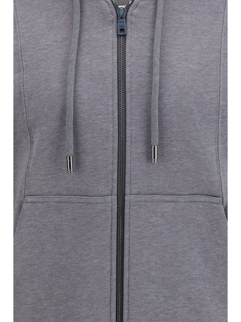 Grey Zip-Up Hoodie 3