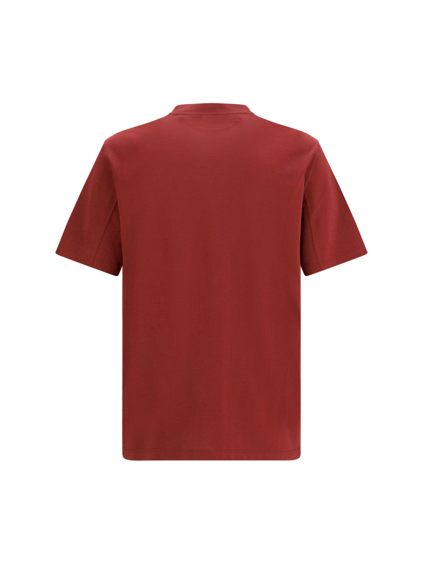 Maroon Logo Crew Neck T-Shirt 2