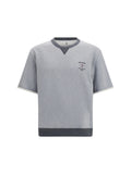 Grey Logo Crew Neck T-Shirt 1
