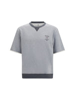 Grey Logo Crew Neck T-Shirt 1