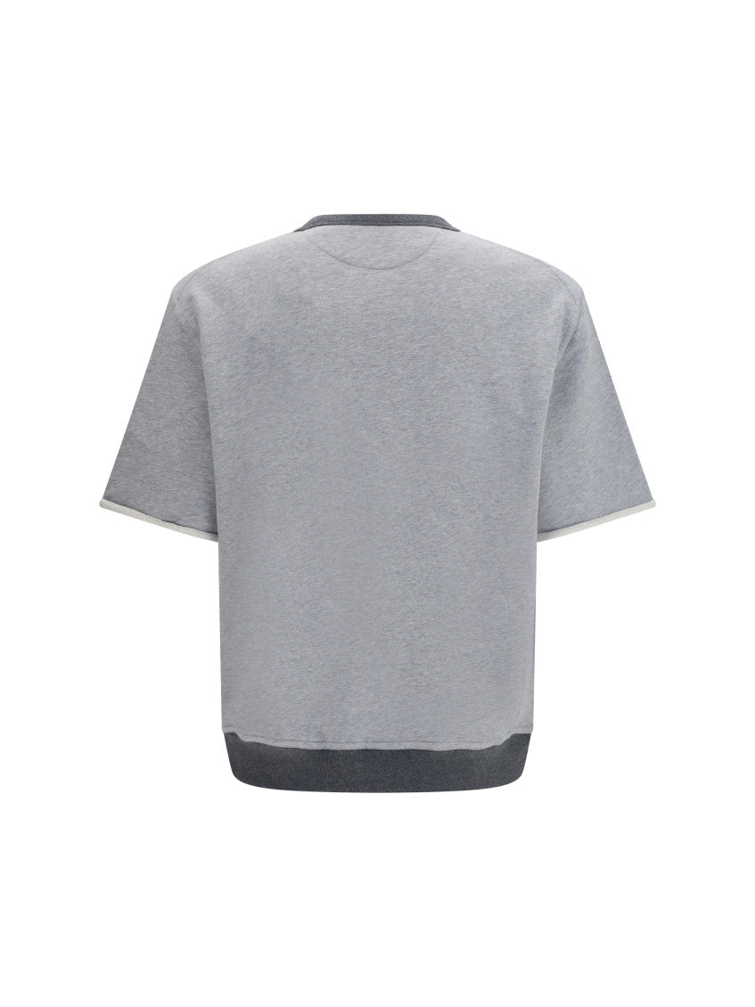 Grey Logo Crew Neck T-Shirt 2
