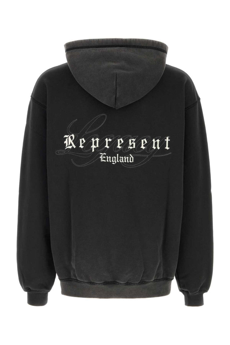 Black Logo Print Hoodie 2
