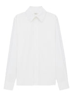 White Classic Collar Poplin Shirt 1