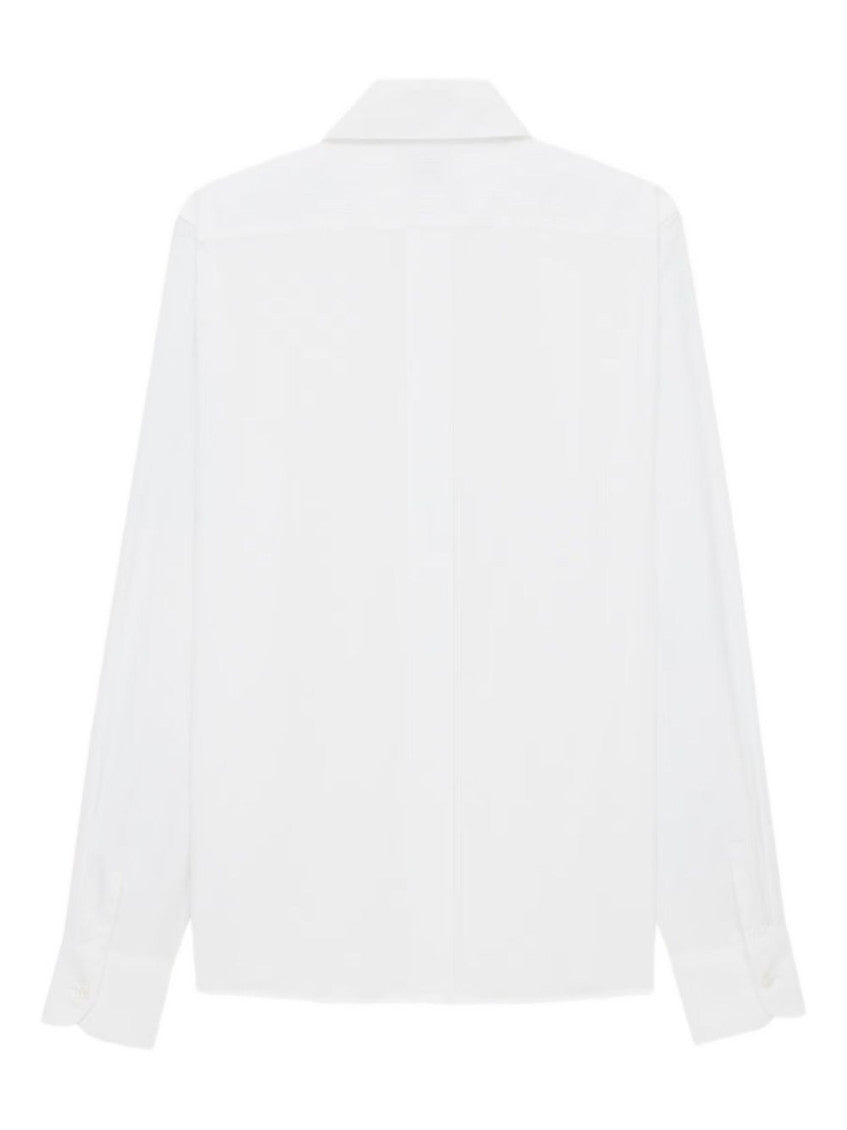 White Classic Collar Poplin Shirt 2