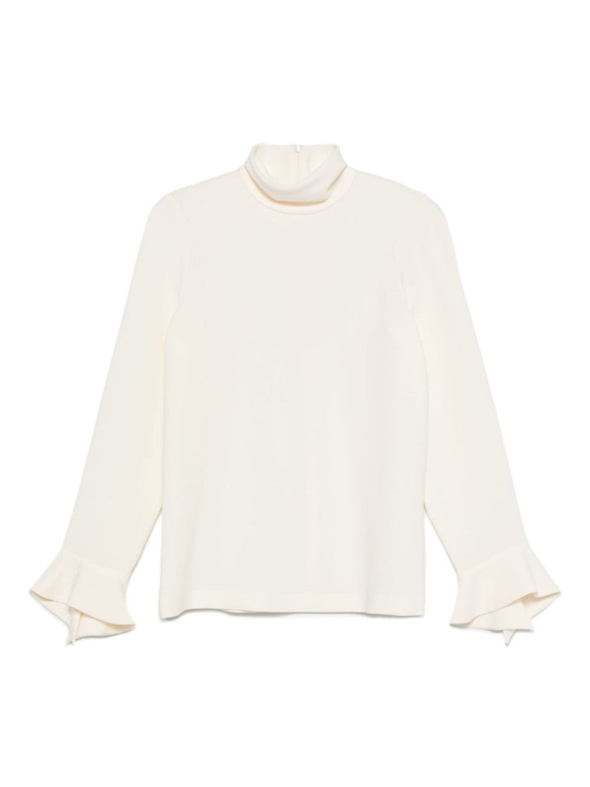 Ivory High-Neck Top 1
