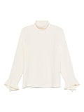 Ivory High-Neck Top 1