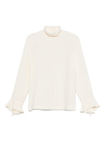 Ivory High-Neck Top 1