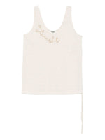 Beige Sleeveless Top 1