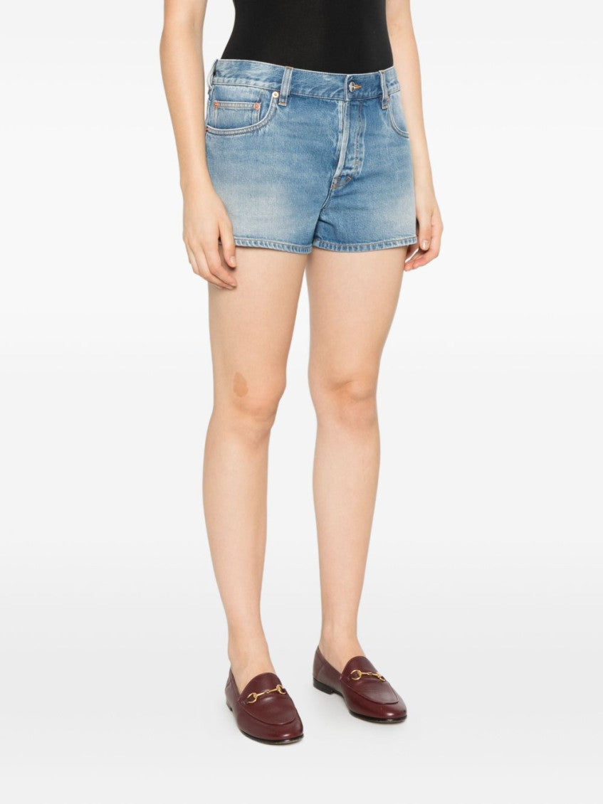 Blue Denim Shorts 2