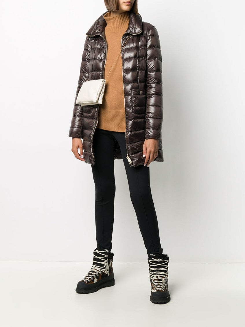 Brown Quilted Jacket 5