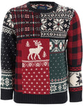 Boys Multi Color Knitted Sweater 1
