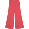 Pink Flared Flat Front Pant 1