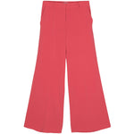Pink Flared Flat Front Pant 1