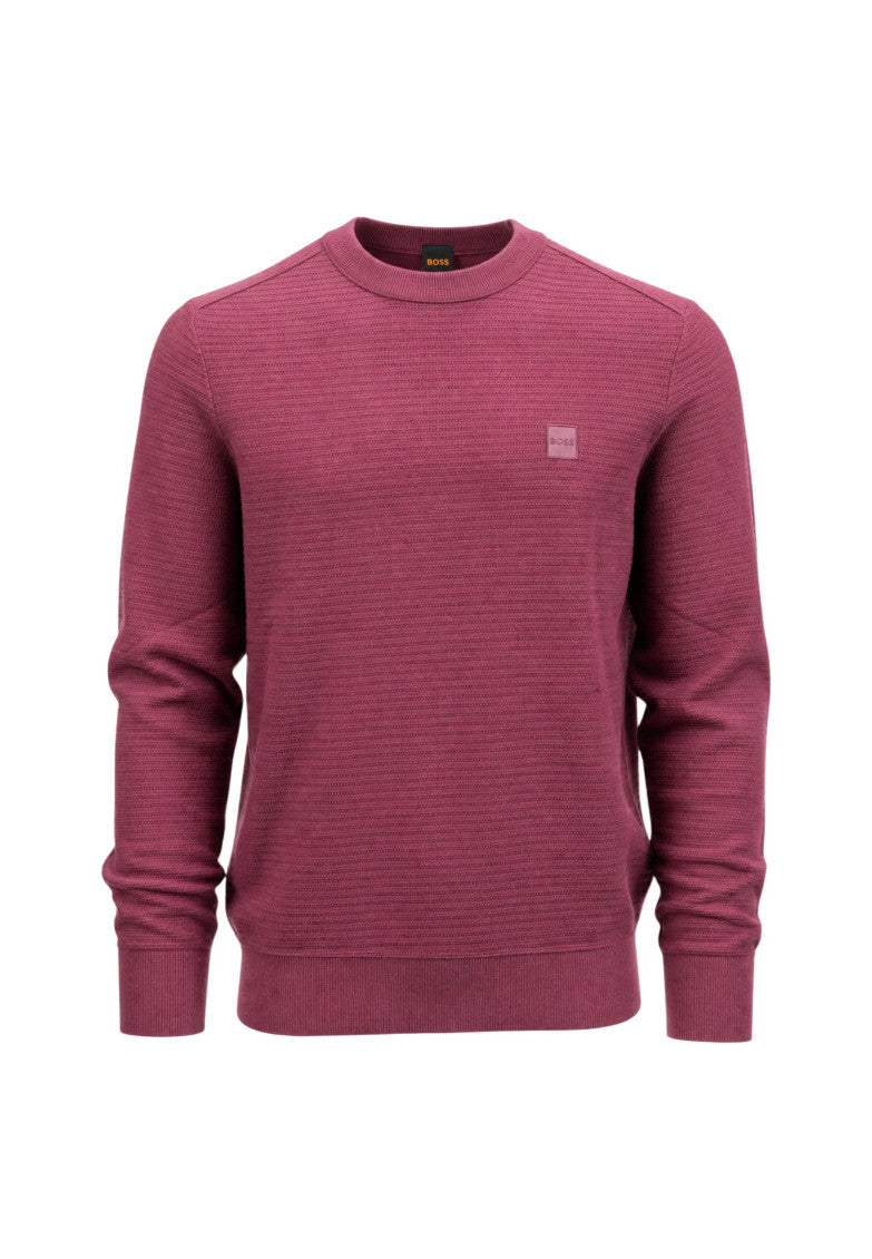 Red Crew Neck Sweater 1
