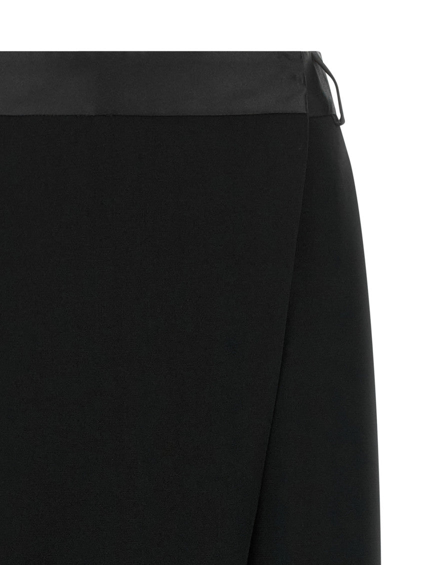 Black Tapered Flat Front Pants 4
