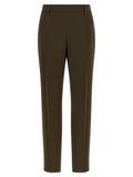 Dark Green Straight Pants 1
