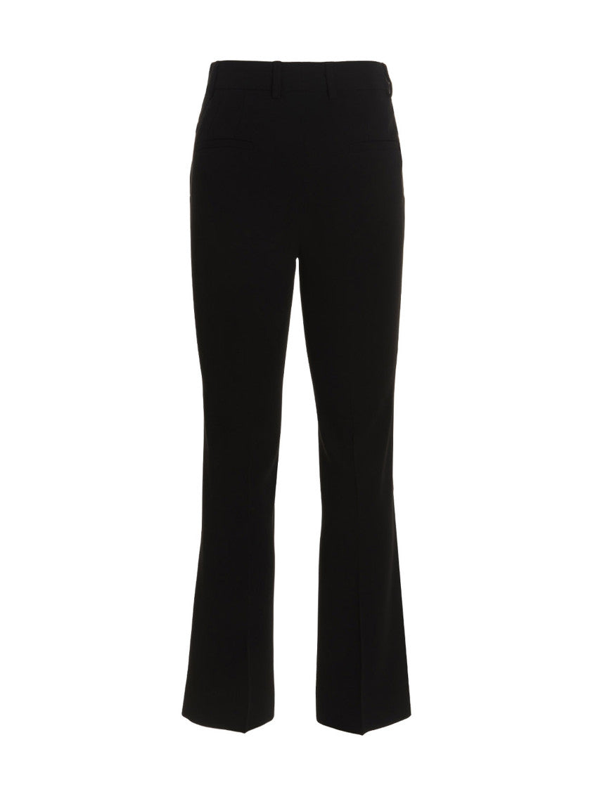 Black Regular Flat Front Pant 2