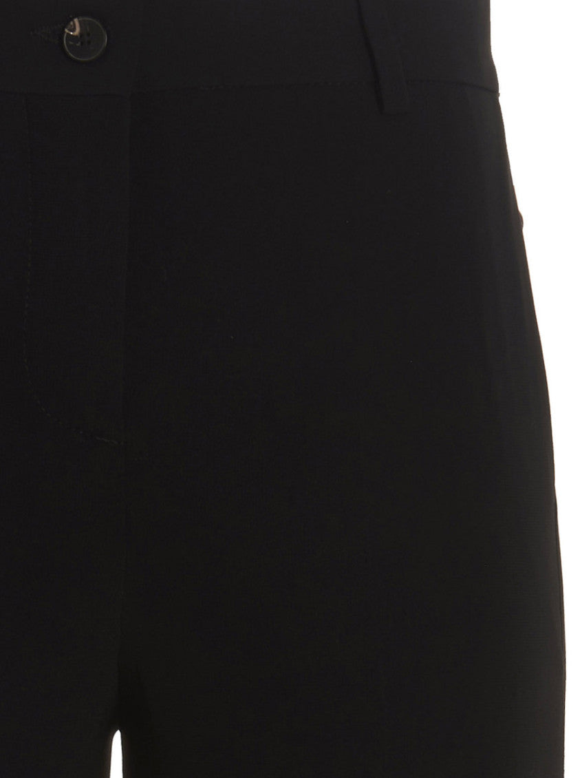 Black Regular Flat Front Pant 3