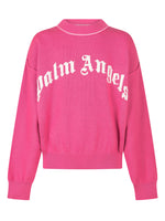 Kids Pink Logo Sweater 1