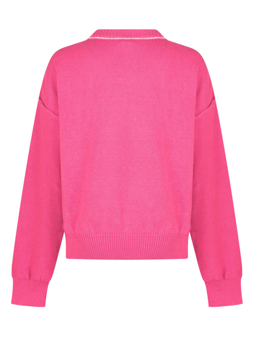 Kids Pink Logo Sweater 2