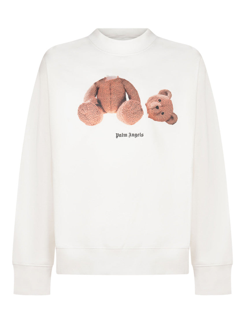 Kids White Graphic Sweatshirt 1