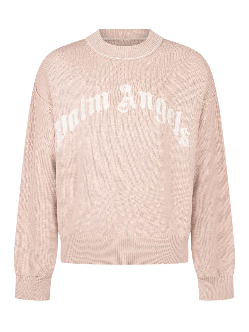 Kids Pink Logo Sweater 1