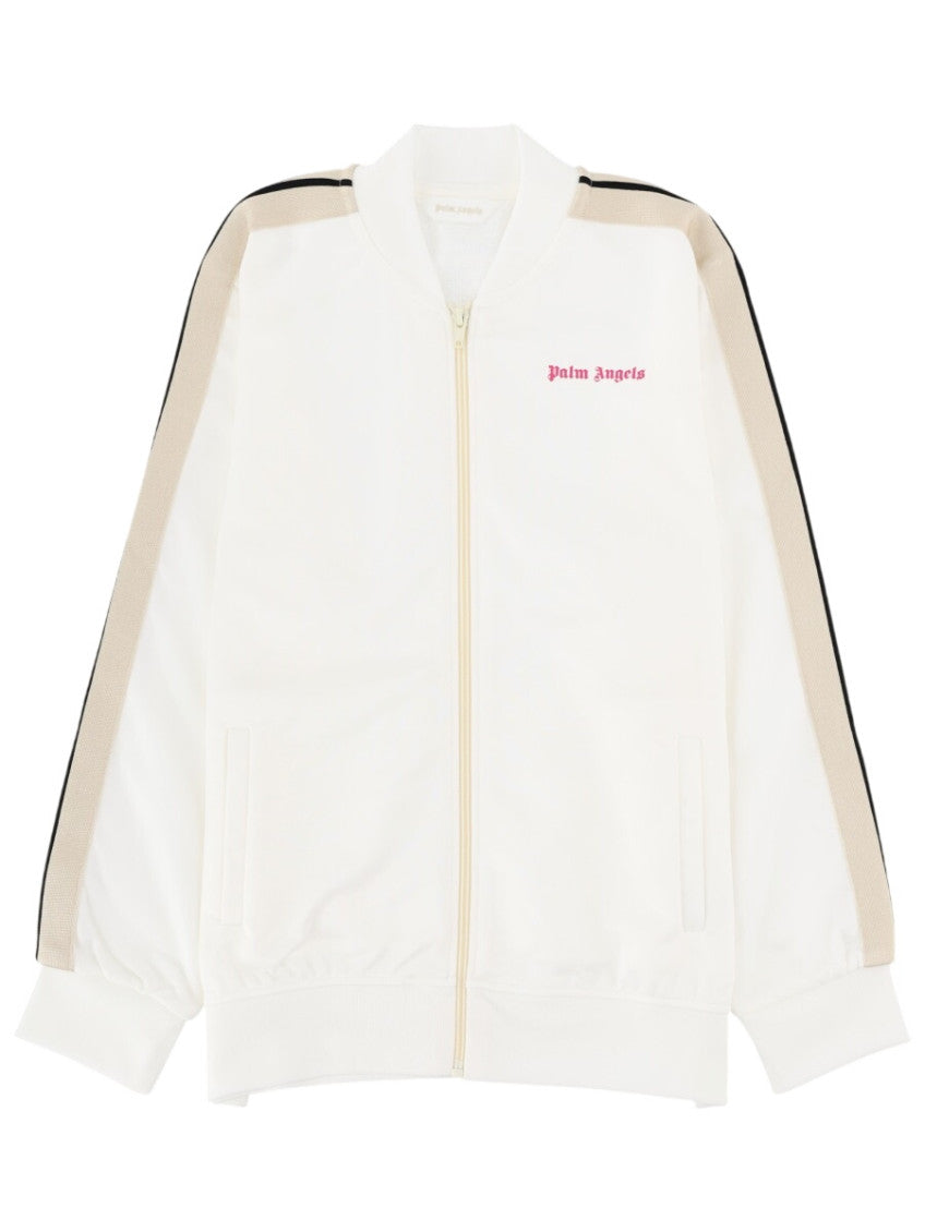 Girls White Stripes Sweatshirt 1