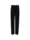 Black Tailored Pleated Pants 1